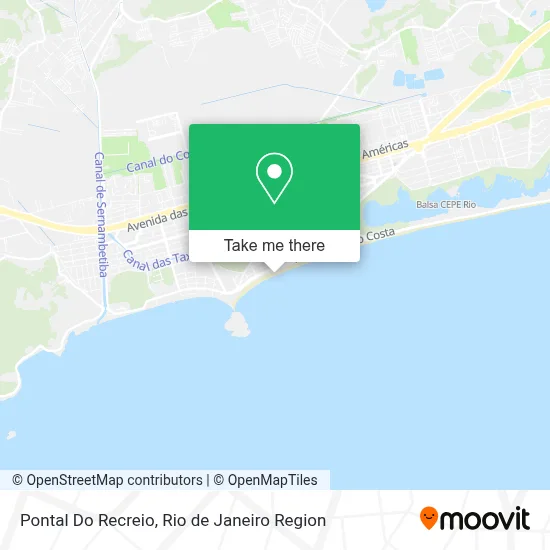 Pontal Do Recreio map
