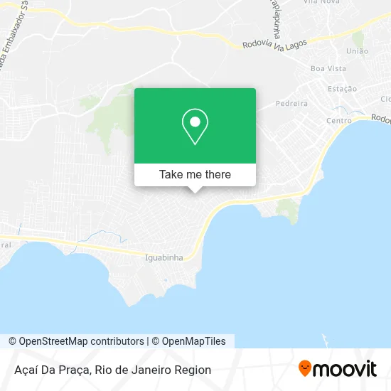 Açaí Da Praça map
