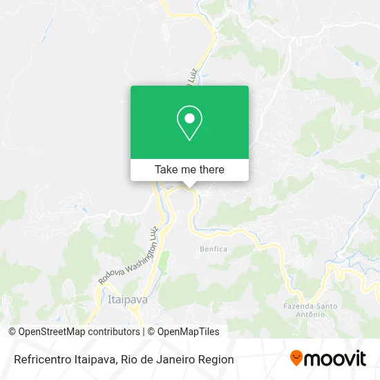 Refricentro Itaipava map