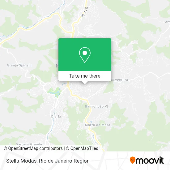 Stella Modas map
