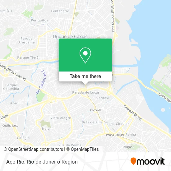 Aço Rio map