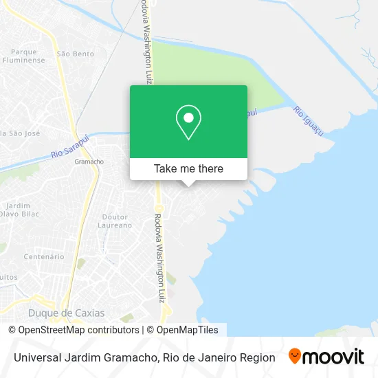 Universal Jardim Gramacho map