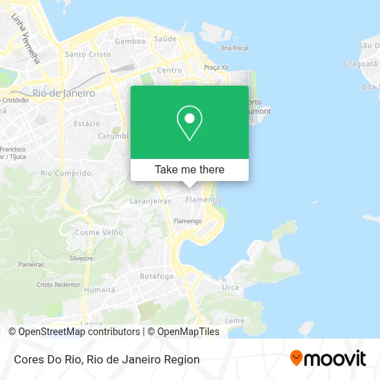 Cores Do Rio map
