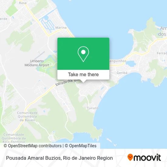 Pousada Amaral Buzios map