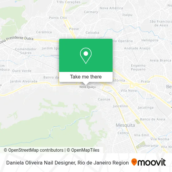 Daniela Oliveira Nail Designer map