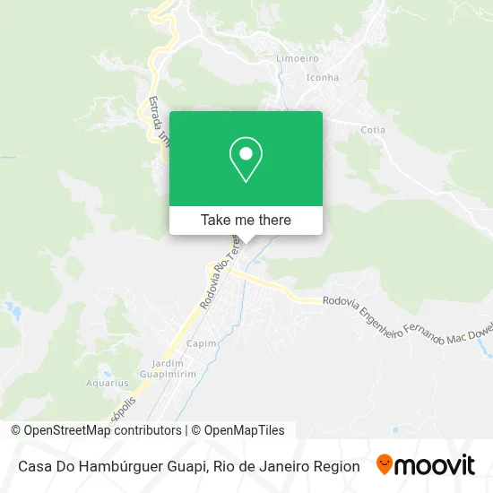 Casa Do Hambúrguer Guapi map