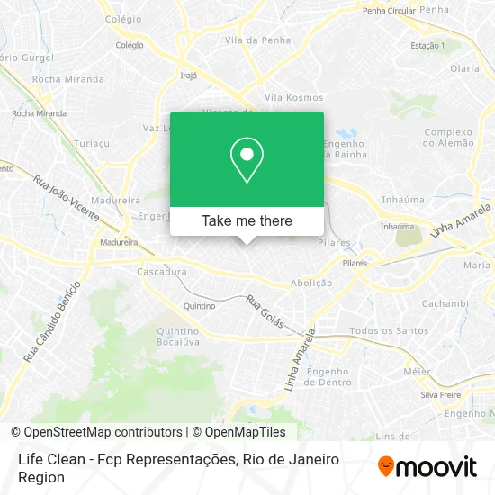 Life Clean - Fcp Representações map