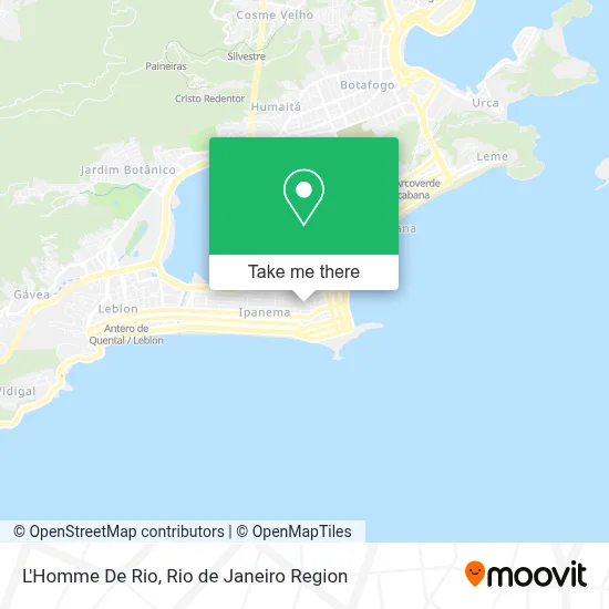 L'Homme De Rio map