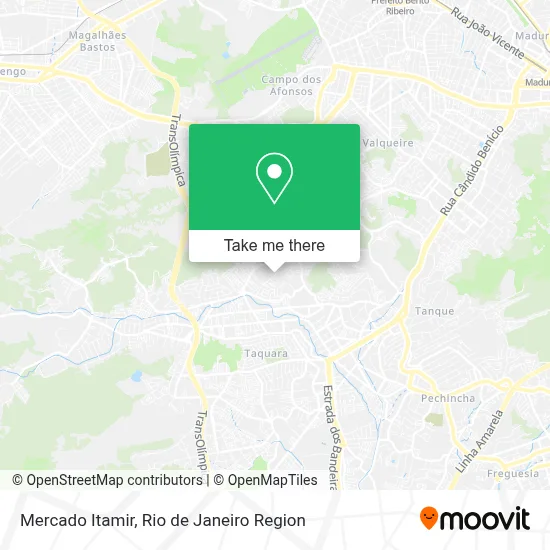 Mercado Itamir map