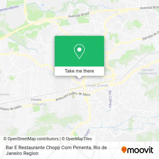 Bar E Restaurante Chopp Com Pimenta map