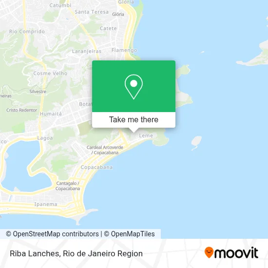 Riba Lanches map
