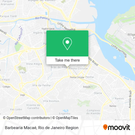 Barbearia Macaé map