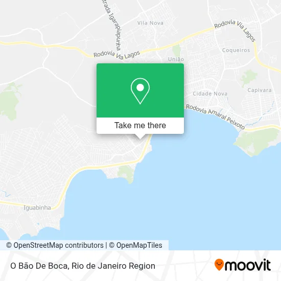 O Bão De Boca map