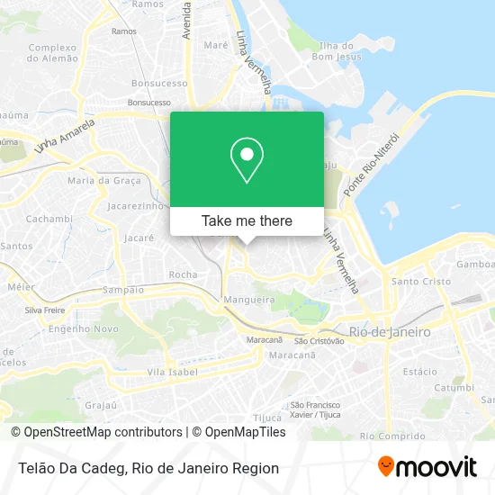 Telão Da Cadeg map