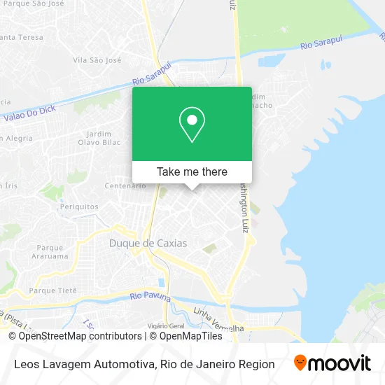 Leos Lavagem Automotiva map