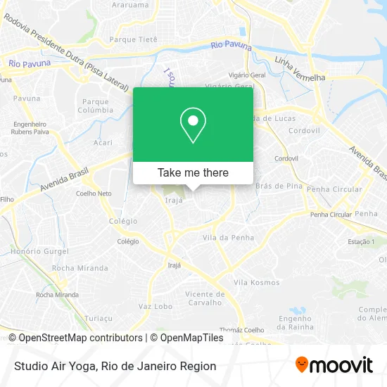 Studio Air Yoga map