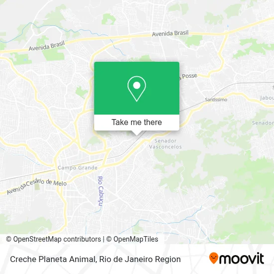 Creche Planeta Animal map