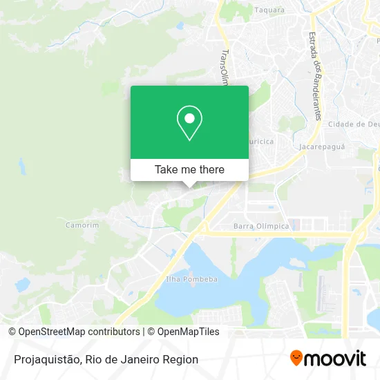 Projaquistão map