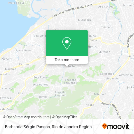 Barbearia Sérgio Passos map