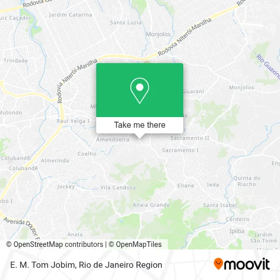 E. M. Tom Jobim map