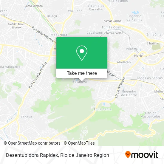 Desentupidora Rapidex map