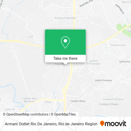 Armani Outlet Rio De Janeiro map
