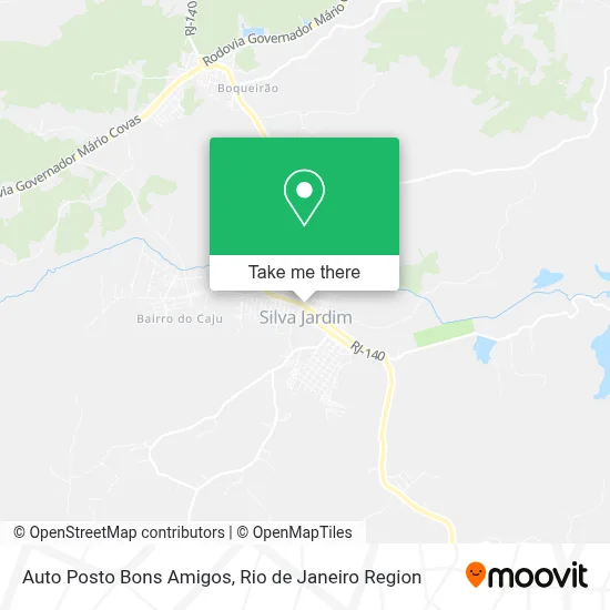 Auto Posto Bons Amigos map