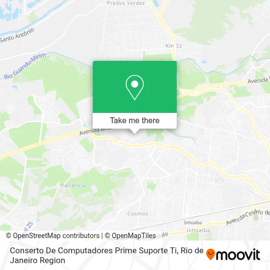 Conserto De Computadores Prime Suporte Ti map