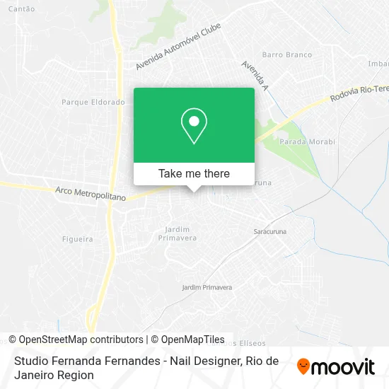Studio Fernanda Fernandes - Nail Designer map