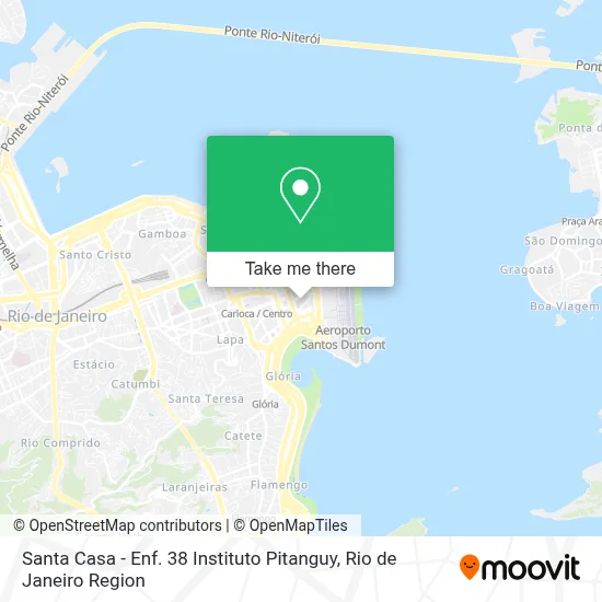 Santa Casa - Enf. 38 Instituto Pitanguy map