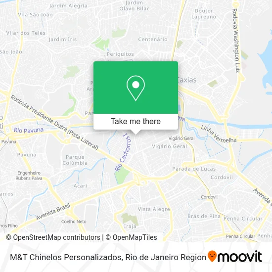 M&T Chinelos Personalizados map