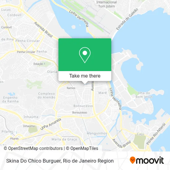 Skina Do Chico Burguer map