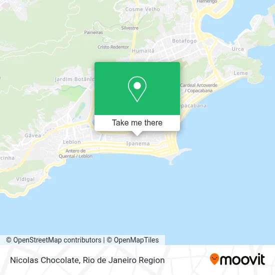 Nicolas Chocolat map