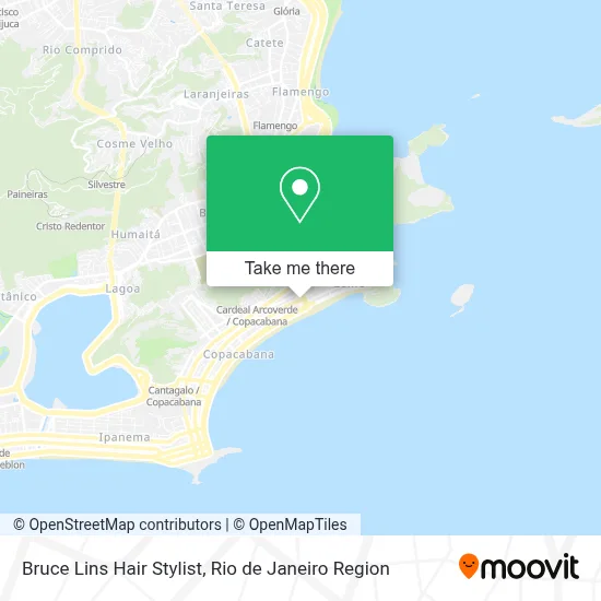 Bruce Lins Hair Stylist map