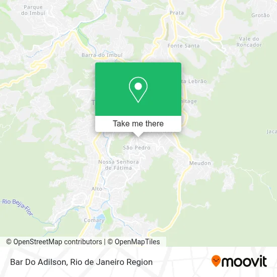 Bar Do Adilson map