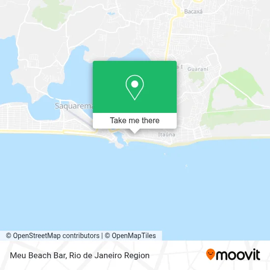 Meu Beach Bar map