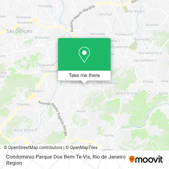 Condomínio Parque Dos Bem-Te-Vis map