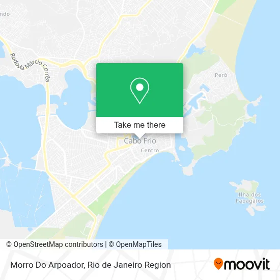 Morro Do Arpoador map