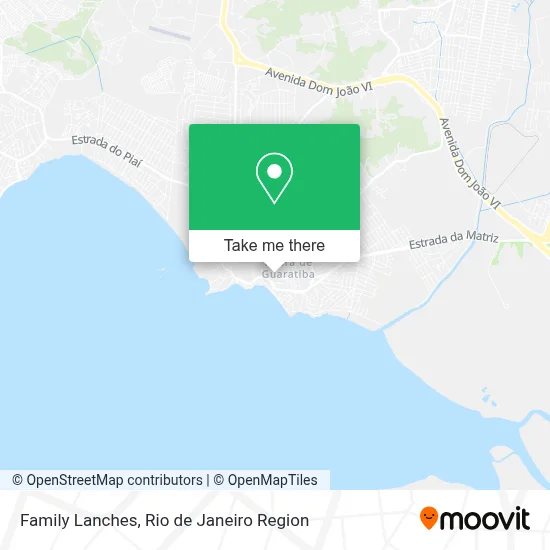 Family Lanches map