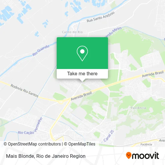 Mais Blonde map