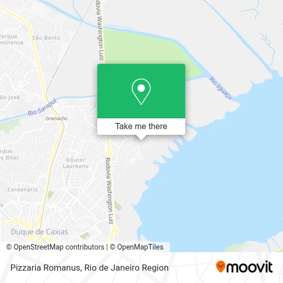 Pizzaria Romanus map