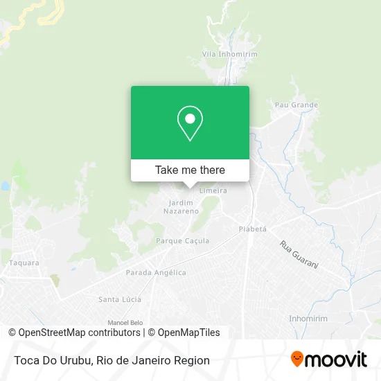Toca Do Urubu map