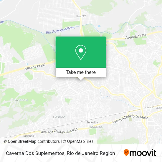 Caverna Dos Suplementos map