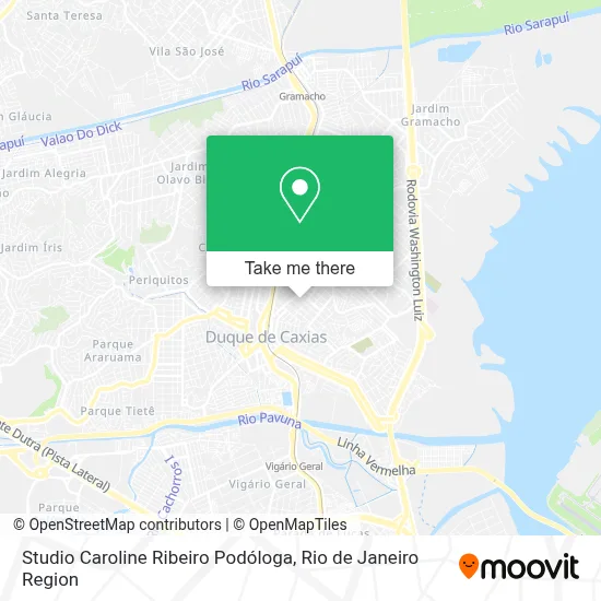 Studio Caroline Ribeiro Podóloga map