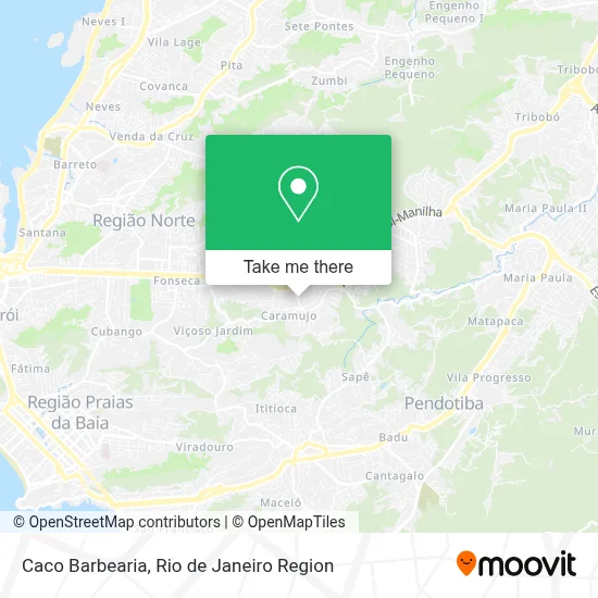 Caco Barbearia map