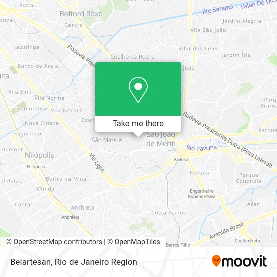 Belartesan map