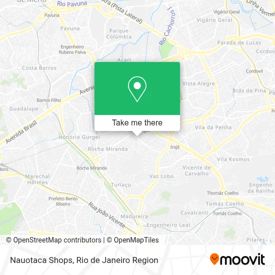 Nauotaca Shops map