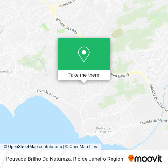 Pousada Brilho Da Natureza map