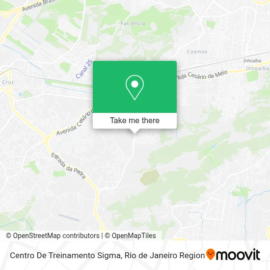 Centro De Treinamento Sigma map