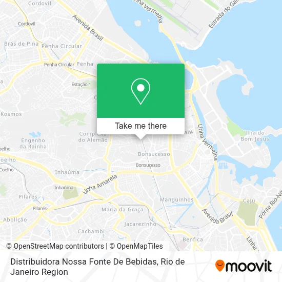 Distribuidora Nossa Fonte De Bebidas map